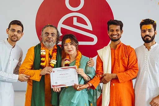 Toby Wong, student of Nirvana Yoga School with 200-Hour Kundalini YTTC certificate	